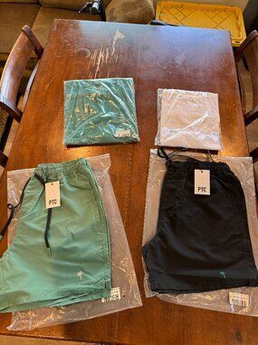 Palm Tree Crew Bundle Tees + Swim Shorts + Hats (All New)